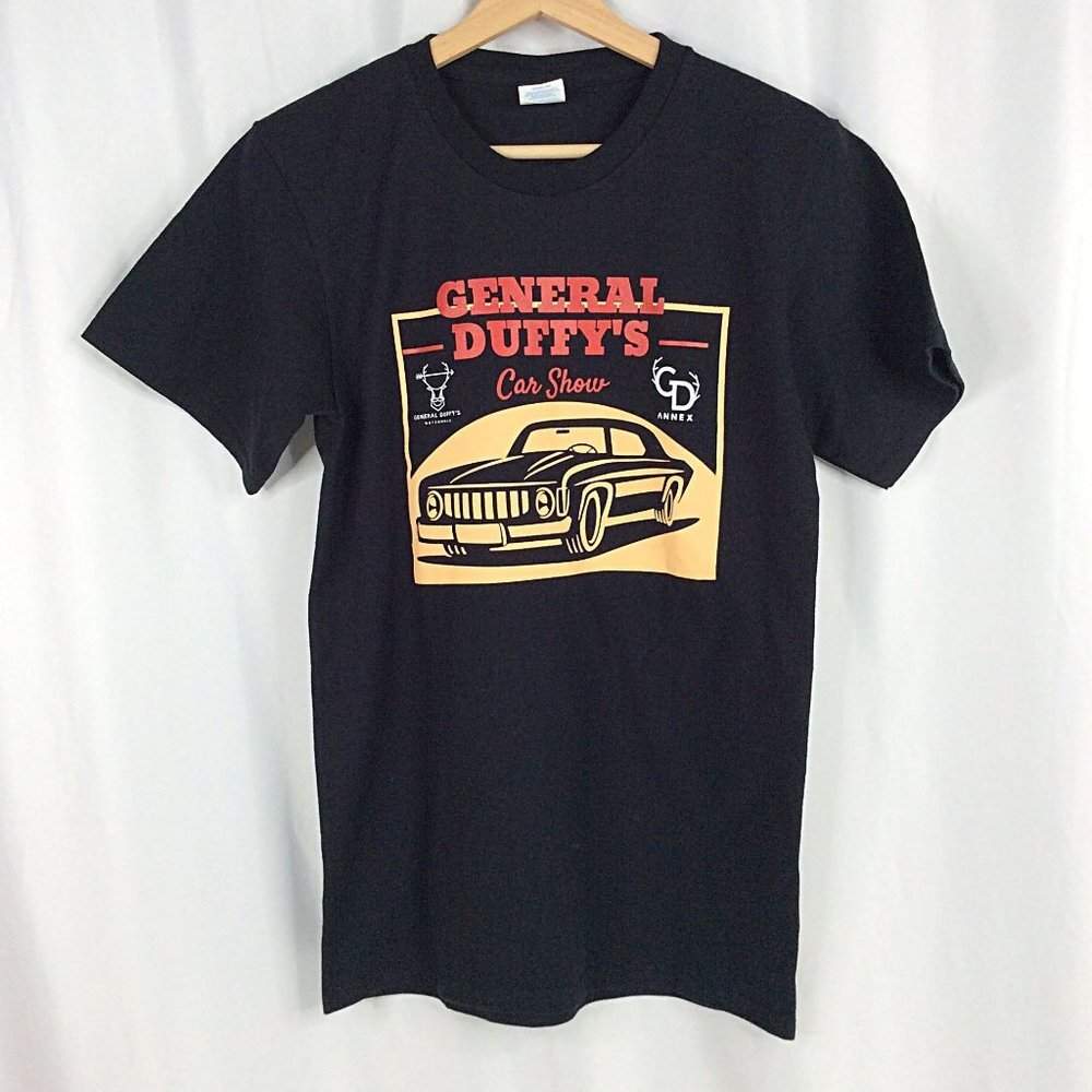 Classic Car Show T-Shirt Mens Size Small Short Sleeve Duffys Redmond Oregon 2022
